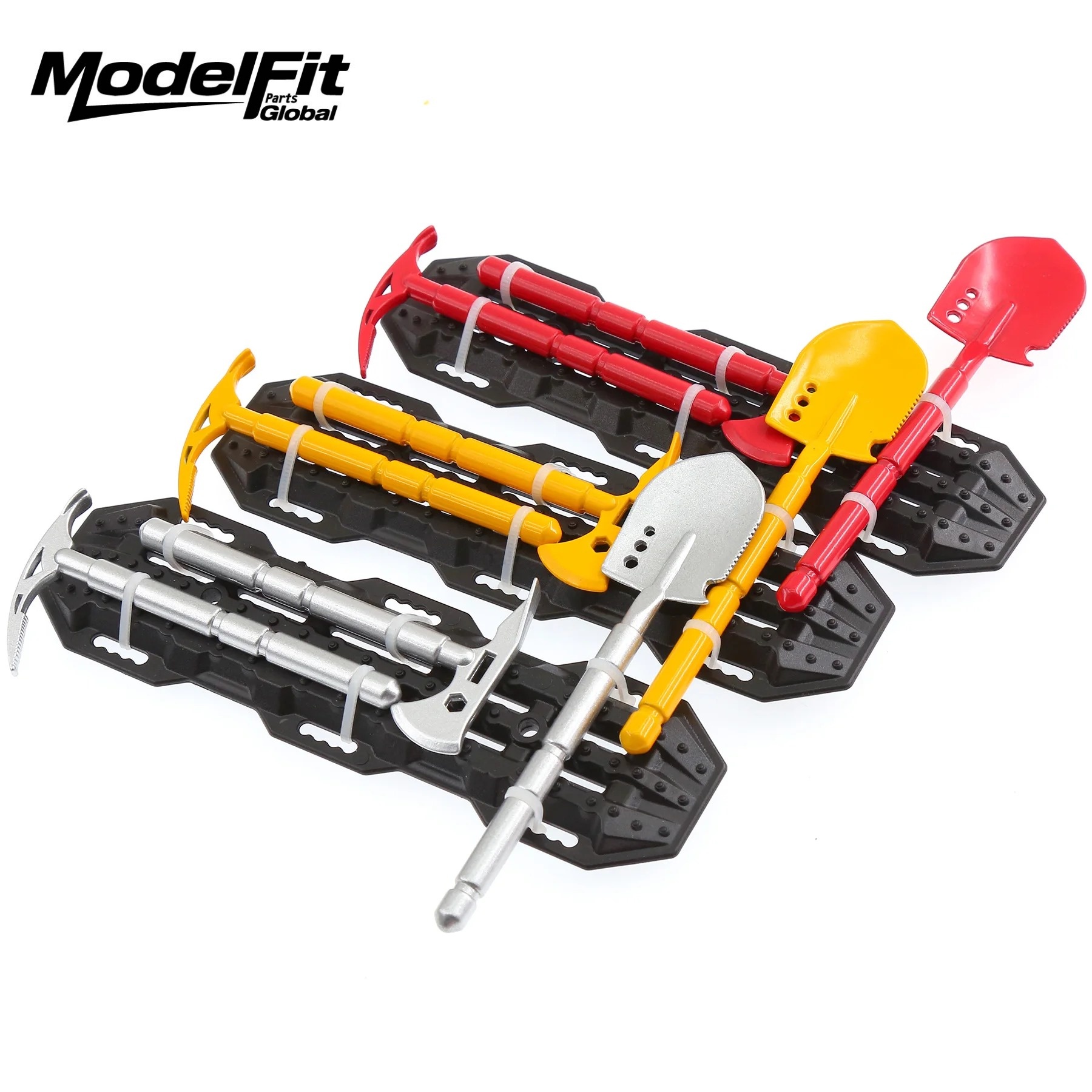 Rc Hobby Crawler - シミュレーションシャベル斧つるはし滑り止めボード装飾部品付き 1/10 1/8 スケール RC クローラー