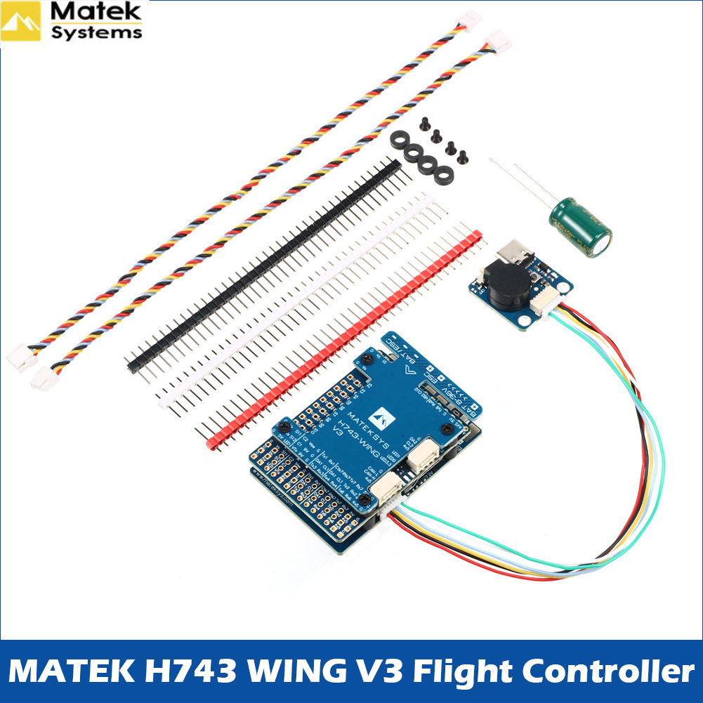 Rc Plane Hobby Zone - MATEK H743 WING V3 フライトコントローラー STM32H743VIT6