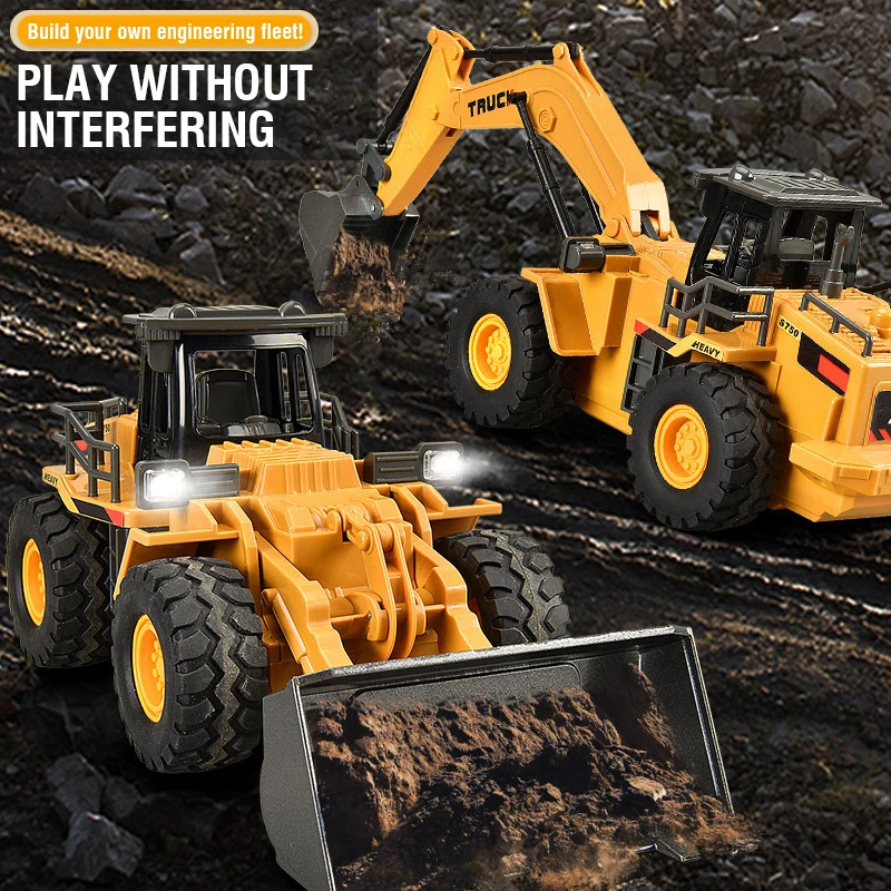 2.4G合金製リモコンショベルカー、ブルドーザー、ダンプトラ - Rc Excavator Hobby のレビューと価格