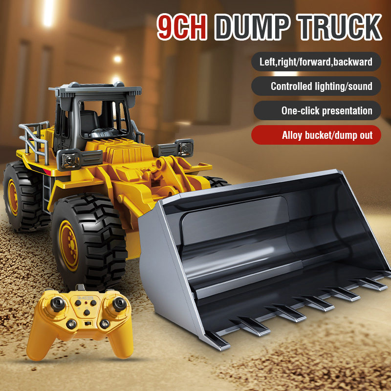 2.4G合金製リモコンショベルカー、ブルドーザー、ダンプトラ - Rc Excavator Hobby のレビューと価格