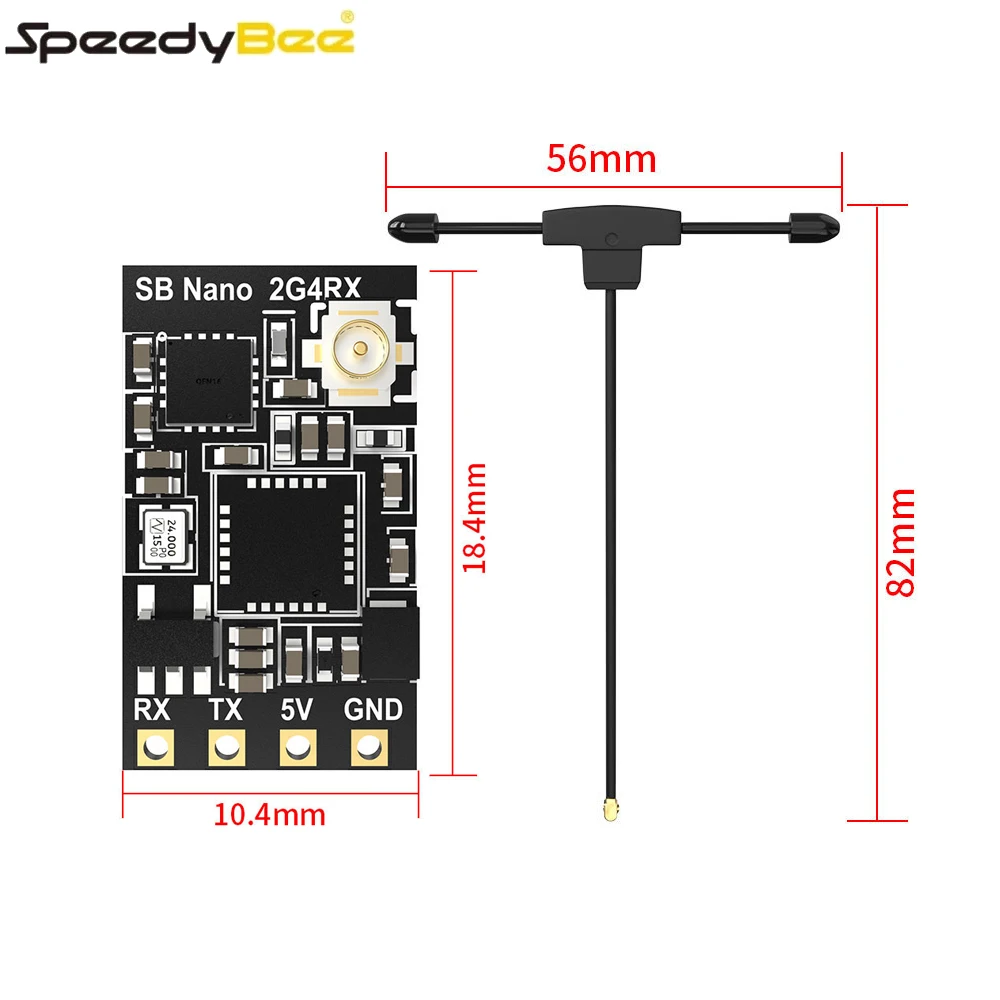 SpeedyBee Nano ELRS 2.4GHz RXモ - Rc Plane Hobby Zone のレビューと価格