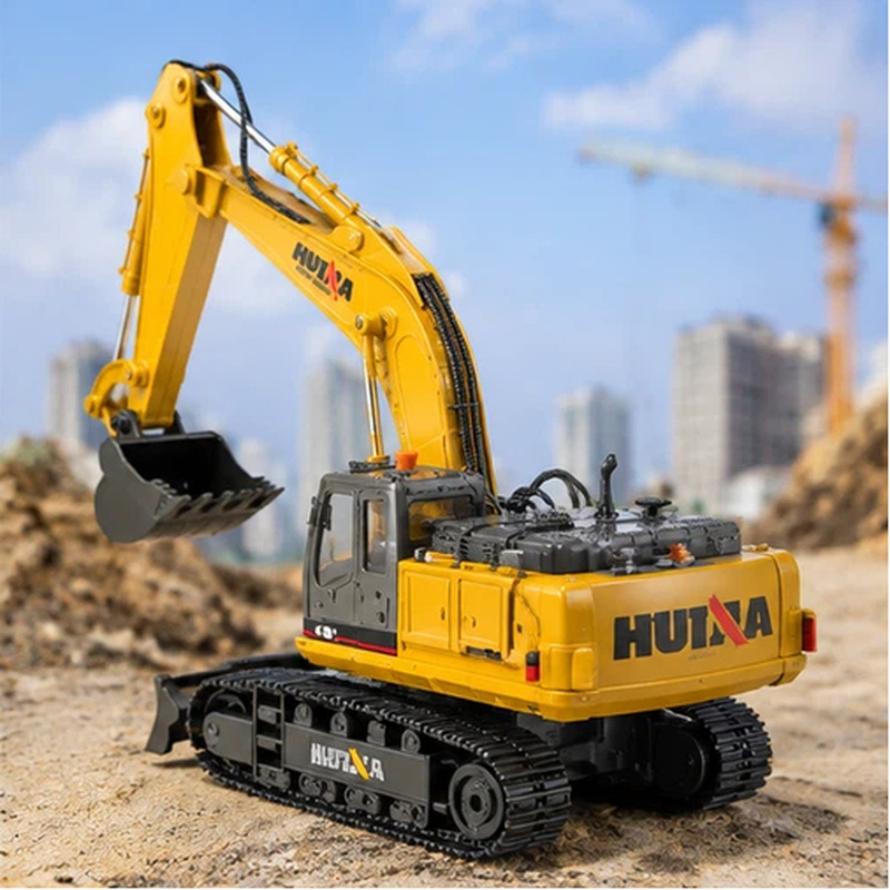 Huina リモートコントロール掘削機 合金製 11チャンネ - Rc Excavator Hobby のレビューと価格
