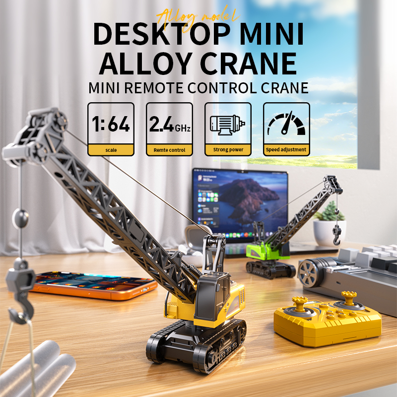 1:64スケール合金製ミニデスクトップRC建設玩具、フォーク - Rc Excavator Hobby のレビューと価格