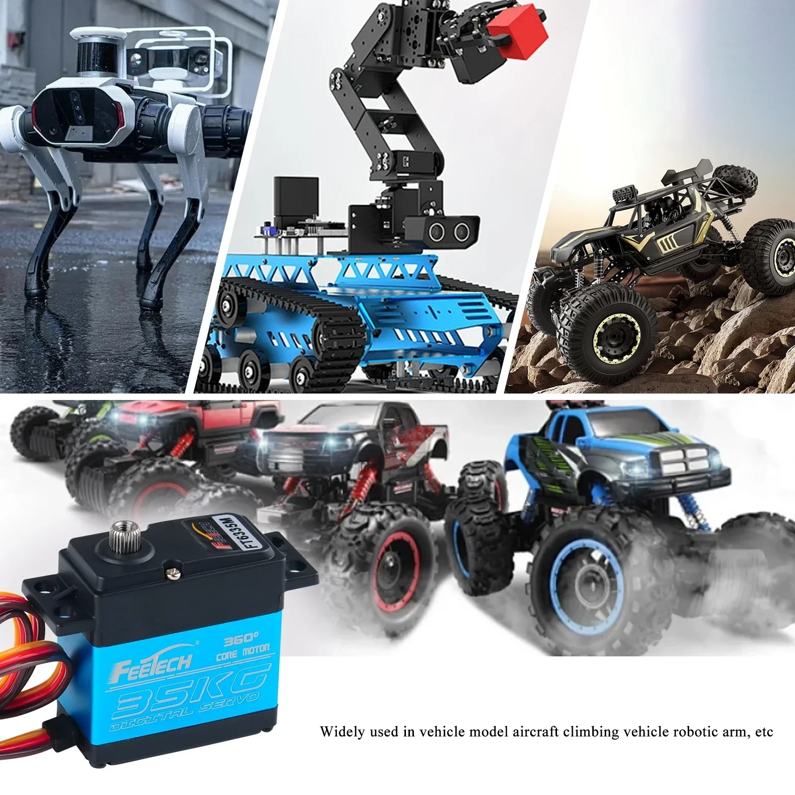 Feetech FT6335M デジタルRCサーボモーター  - Servo Metal Gear のレビューと価格