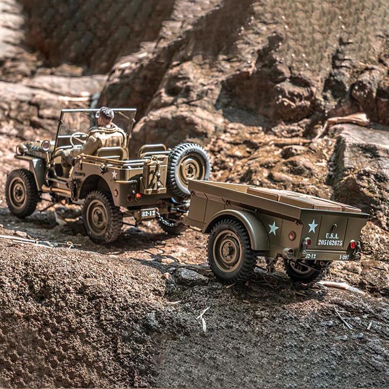 FMS 1/12 C1167 キャンバスルーフウィリス MB - Rc Hobby Crawler のレビューと価格
