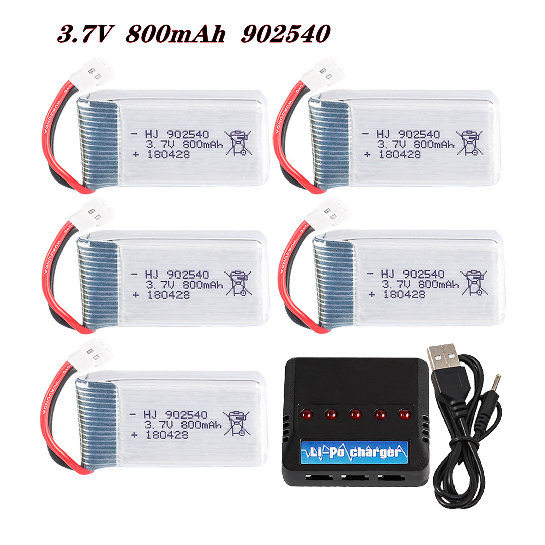 3.7V 800mAh 902540 25C リポバッテリー - Rc Hobby Drone のレビューと価格